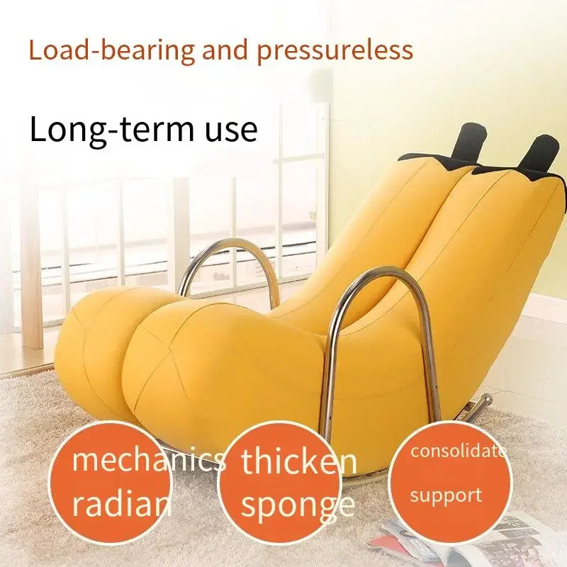 Go Bananas Schaukelstuhl - Fünf Farben, Kunstleder oder Plüschdesign