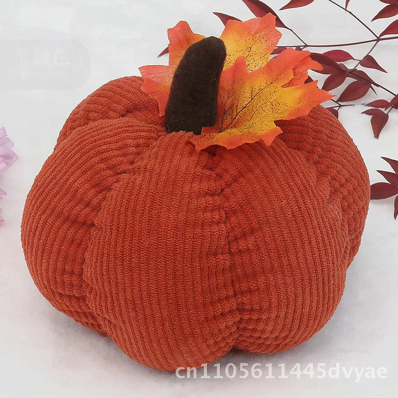 Thanksgiving Pumpkin Corduroy Ornaments – Autumn Festival Decor (Wholesale)