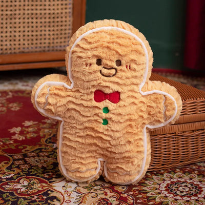 Gran Peluche de Galleta de Jengibre con Bastón de Caramelo, 17-24" | 42-60 centímetros