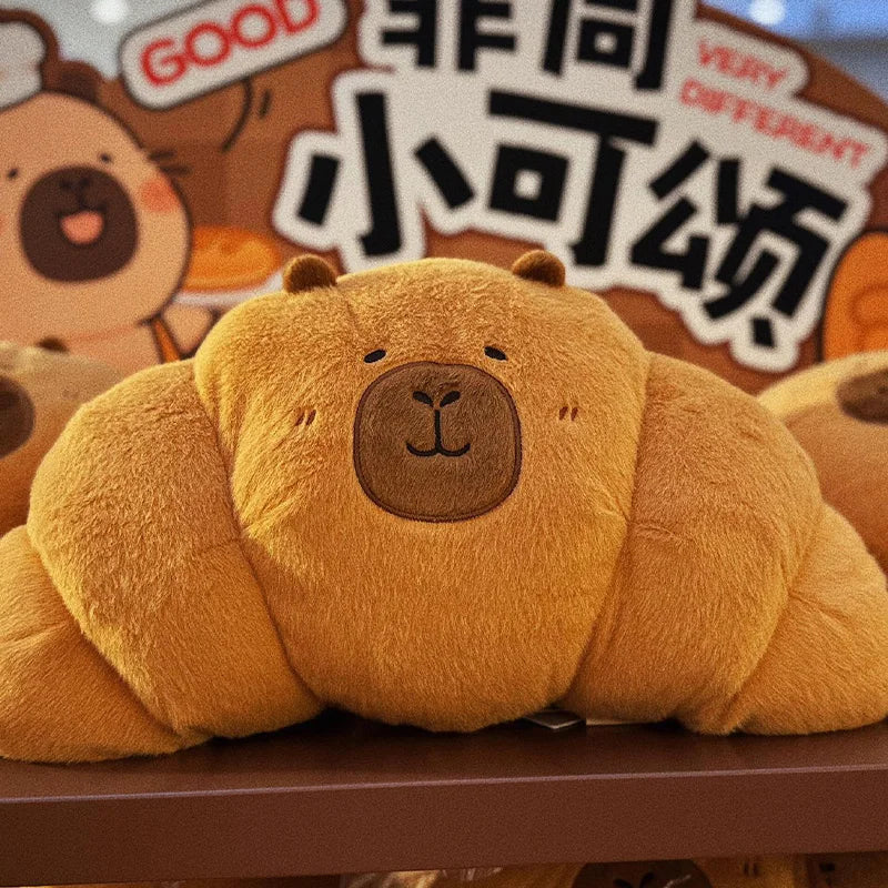 Peluche Croissant Capybara, 18-24" | 45-60 cm