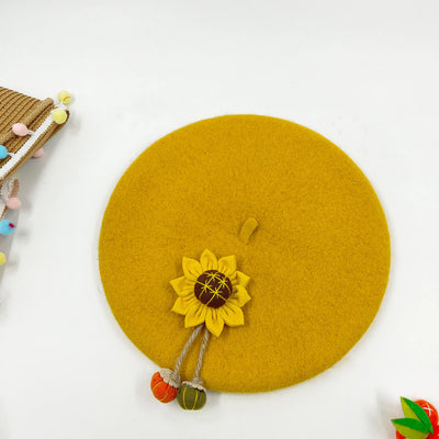 Handmade Wool Felt Floral / Fruit Hat | Cherry Blossom & Flower Crown