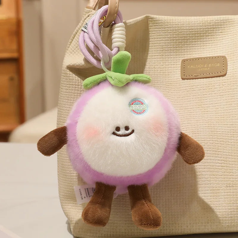 Kawaii Cartoon Fruit Plush Toys, Four Styles – Durian, Kiwi, Dragon Fruit, Banana