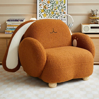 Adorable Rabbit Plushie Chair for Kids, Three Colors