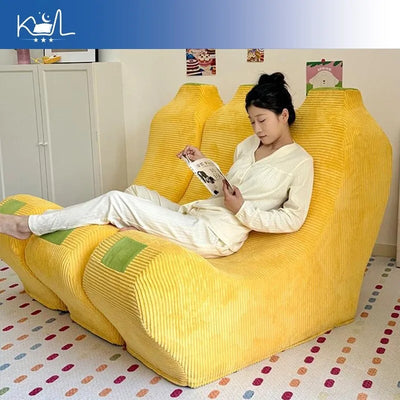 Huge Banana Shaped Lazy Sofa | Giant Fruit Bean Bag Chair