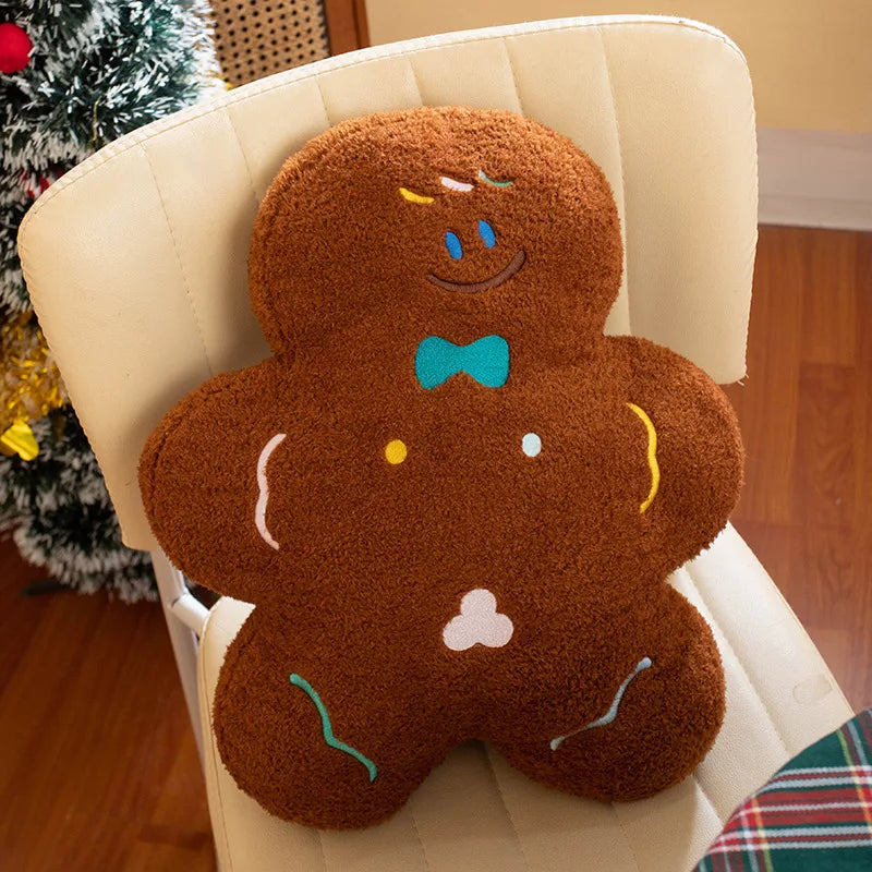 Gran Peluche de Galleta de Jengibre con Bastón de Caramelo, 17-24" | 42-60 centímetros
