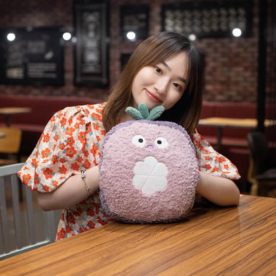 Peluche Fruit Flou avec Gant de Main Optionnel, 5 Fruits, 14-18" | 36-45 cm