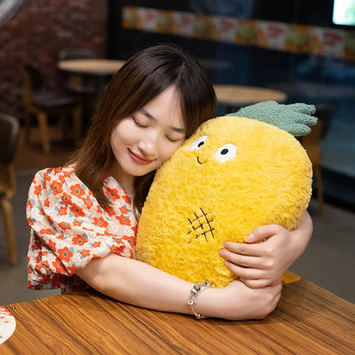 Peluche Fruit Flou avec Gant de Main Optionnel, 5 Fruits, 14-18" | 36-45 cm