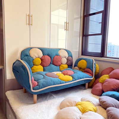 Cozy Blossom Children's Two-Seater Couch - Two Colors