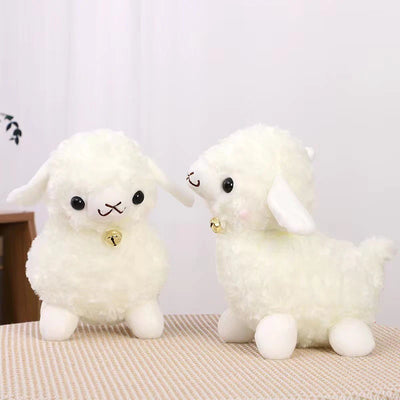 Farmyard Lamb Stuffed Animal with Bell, 9" | 23 cm