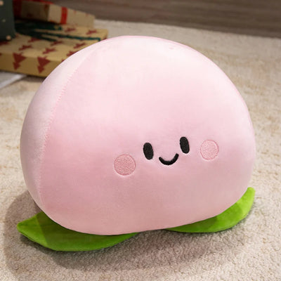 Kawaii Smiling Fruit Plushies – Tomato, Lemon, Pear, Banana & More, 4-20" | 11-50 cm