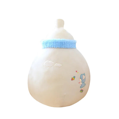 Plush Feeding Bottle Pillow Toy – Kawaii Baby Soother Novelty Gift