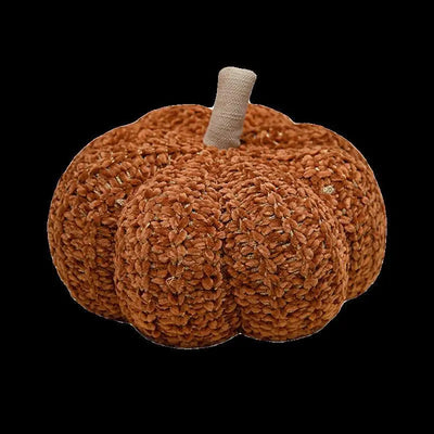 Knitted Pumpkin Plushie, Three Colors, 11" | 28 cm