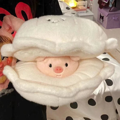 Peluche de Almeja Perla Cerdita, 22" | 55 centímetros