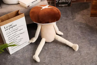 Funny Mushroom Plushie with Arms and Legs, 32" | 80 cm