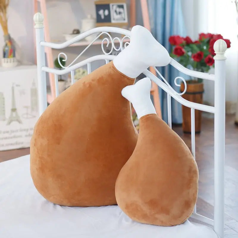 Peluche de Pierna de Pollo Cocida, 24" | 60 centímetros