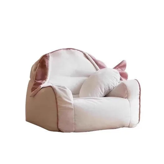 Fauteuil de lecture pour enfants Cozy Bunny avec coussin en peluche carotte