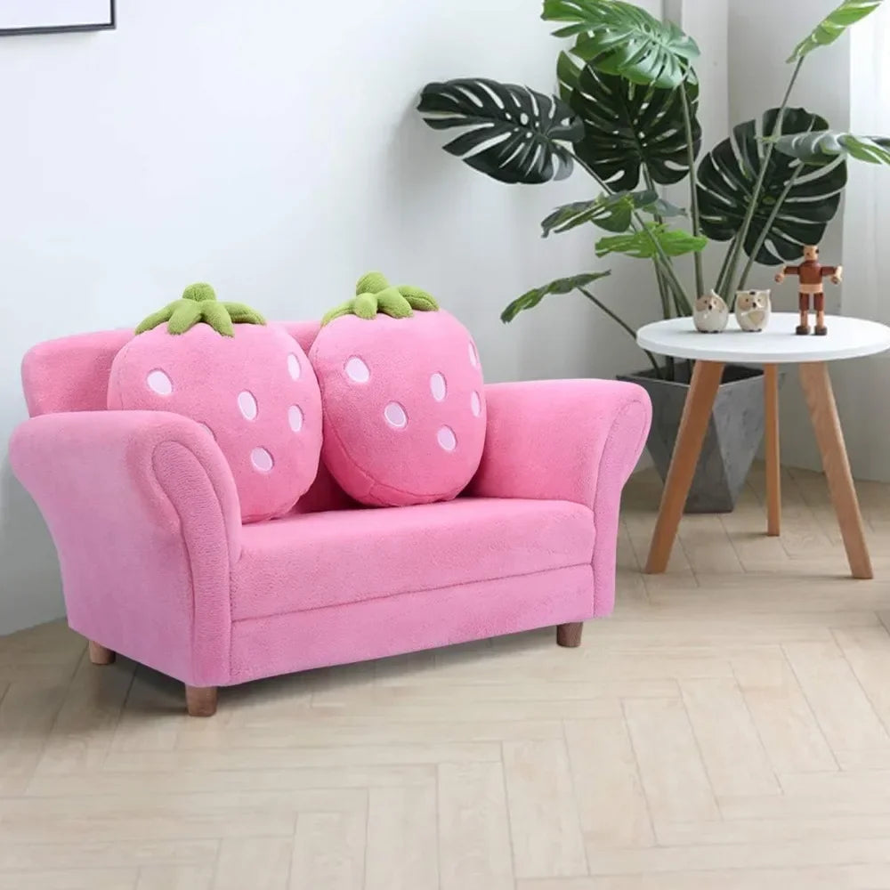 Conjunto de Sofás para Niños Sueño de Fresa - Cuatro Colores