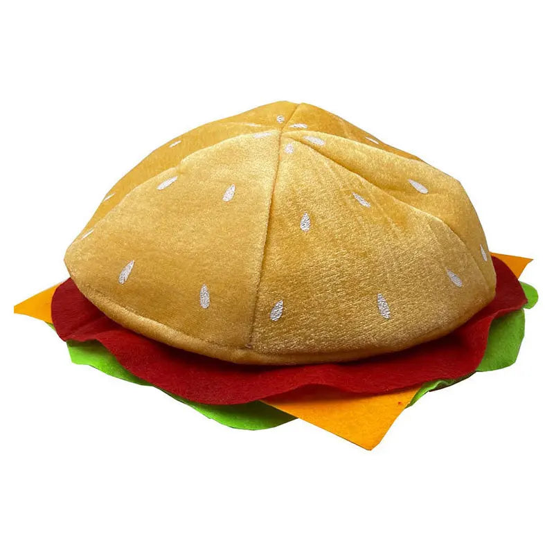 Fast Food Novelty Hat Set | Hamburger, Fries & Pizza Costume Caps
