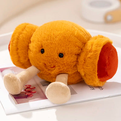 Breakfast Food Plush Doll Set – Kawaii Egg Toast & Bread Cartoon Toys