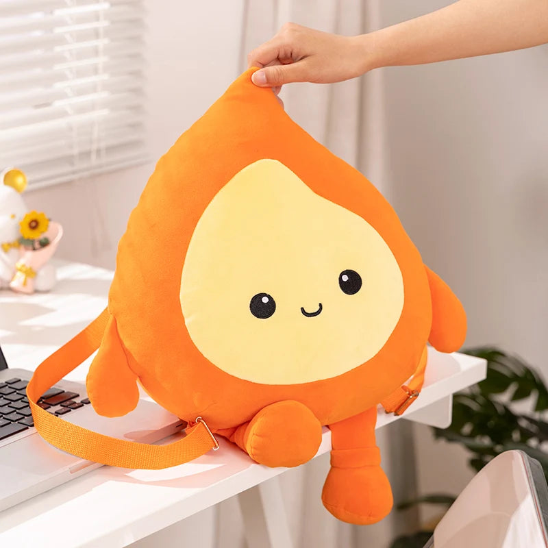Mochila de peluche en forma de llama, 12.5" | 32 centímetros