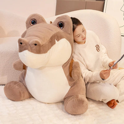 Fluffy Crocodile Plush Toy – Giant Stuffed Alligator, 12-18" | 30-45 cm