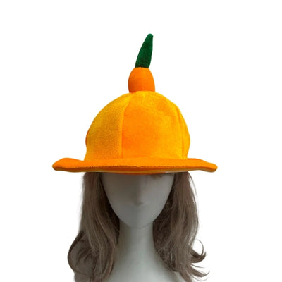 Tangerine Citrus Knit Hat | Kawaii Fruit Costume Cap