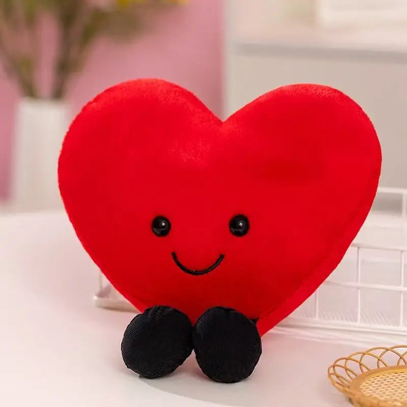 Peluche Corazón de San Valentín, Tres Colores, 7-12" |18-30 centímetros