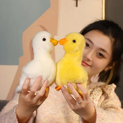 Simulation Cartoon Duck Plush Toy – Lifelike Goose Stuffed Animal