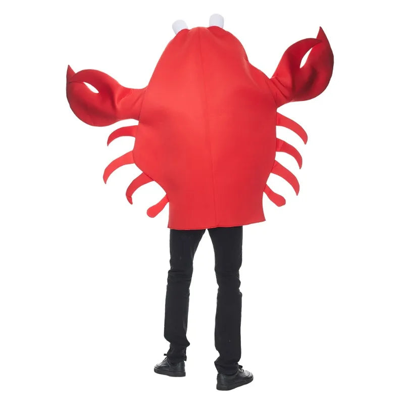 Adult Crab Inflatable Costume | Halloween & Party Fancy Dress Jumpsuit