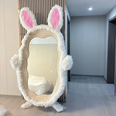 Giant LED Bunny Mirror | 93" x 53" (237 x 134 cm) | Ultra-HD Glass 🐰✨