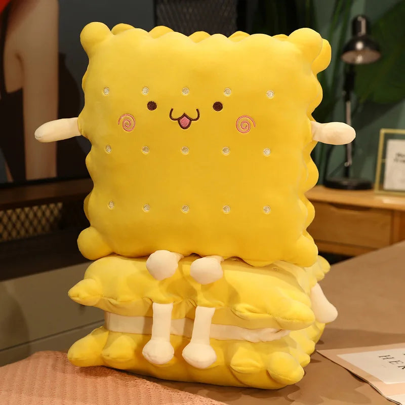 Cracker Plushie Pronto Per Lavorare con Coperta Opzionale, 15" | 38 centimetri