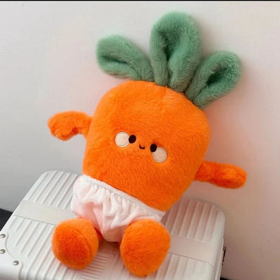 Kawaii Running Turnip Plush Toy, 16" | 40 cm