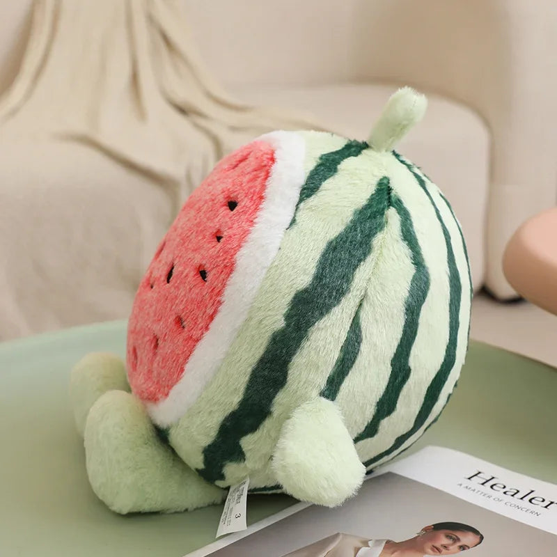 Kawaii Watermelon Plush Pillow, 12-16" | 30-40 cm