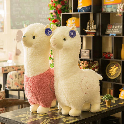 Animal de peluche Alpaca Adorable, Seis Colores, 10" | 25 centímetros