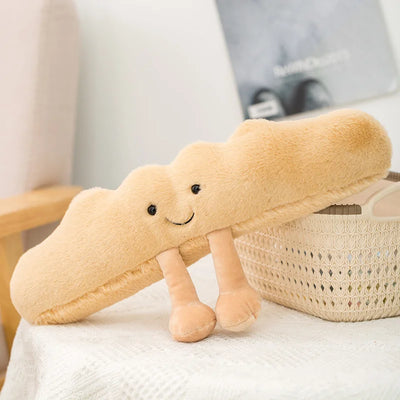 Breakfast Food Plush Doll Set – Kawaii Egg Toast & Bread Cartoon Toys