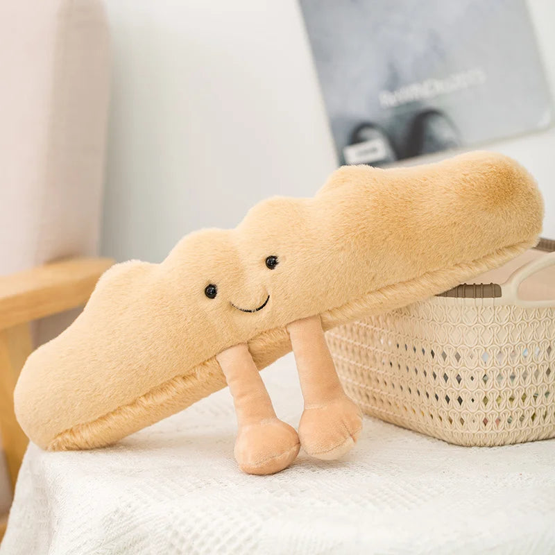 Breakfast Food Plush Doll Set – Kawaii Egg Toast & Bread Cartoon Toys