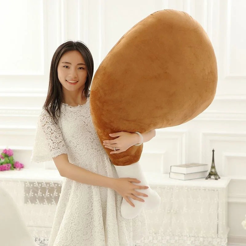 Peluche de Pierna de Pollo Cocida, 24" | 60 centímetros