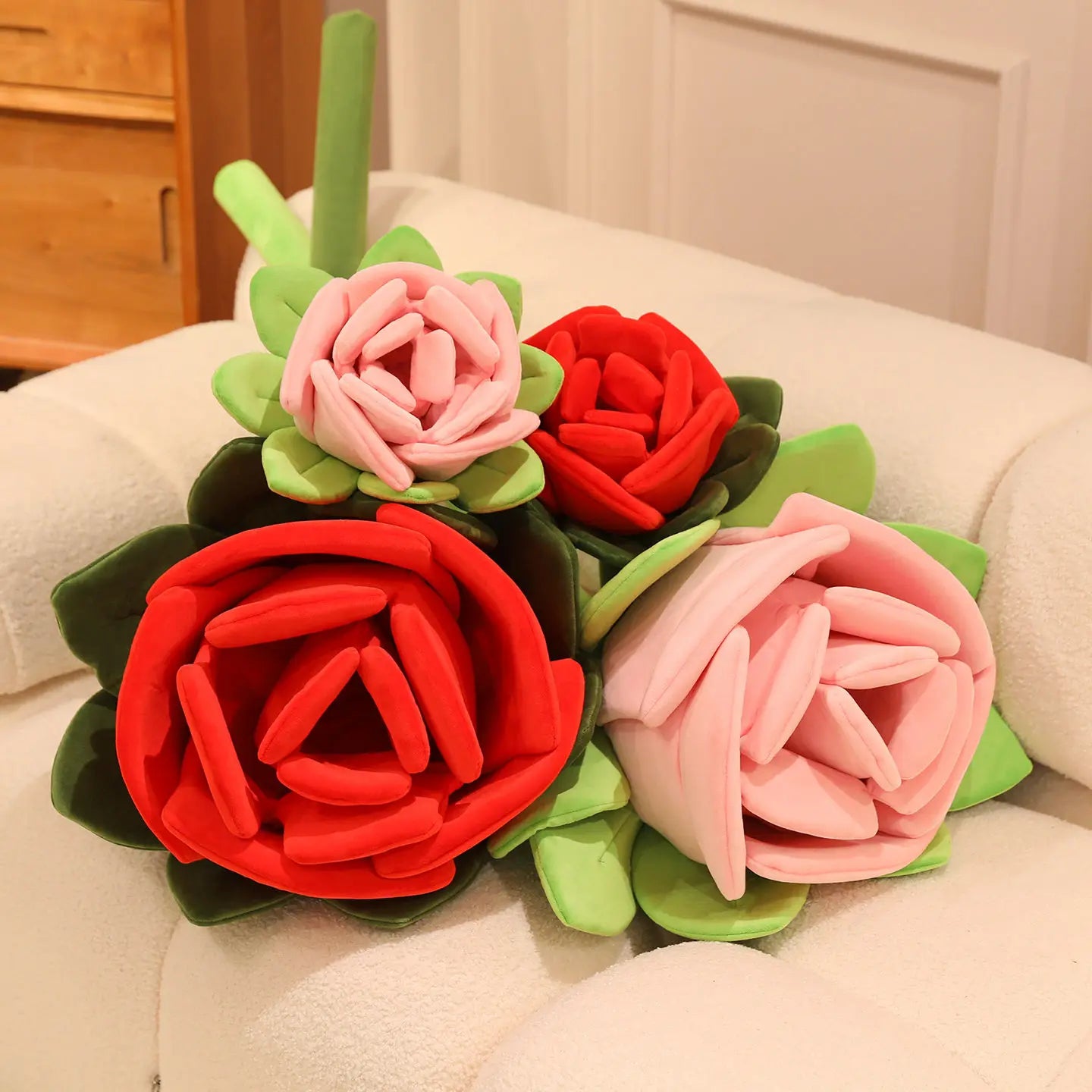 Giant Plush Rose Flower, 16-43" | 40-110 cm