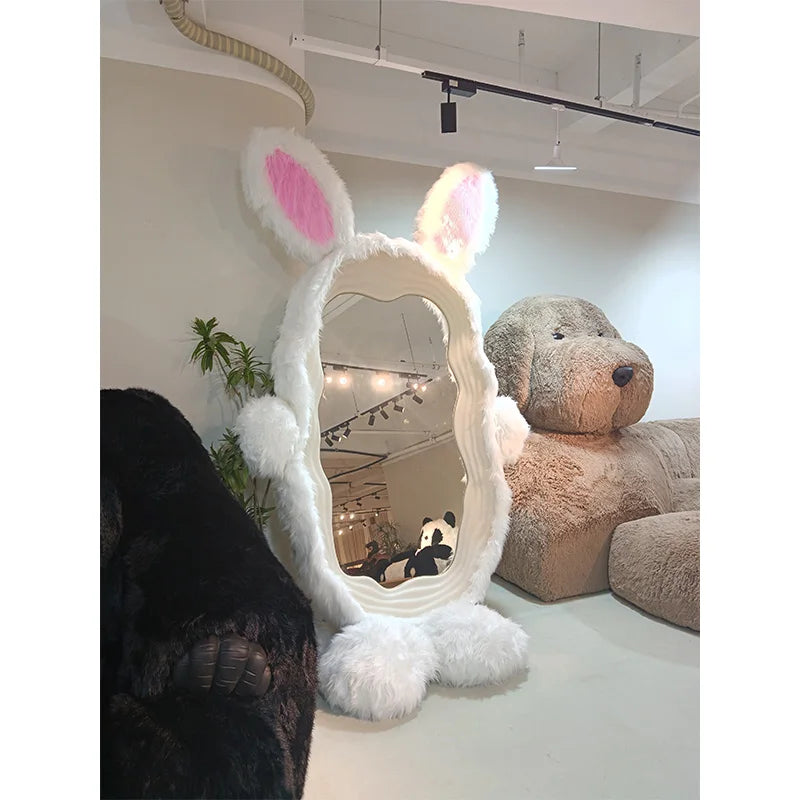 Rabbit Mirror | Cute Bunny-Shaped Decorative Vanity Mirror