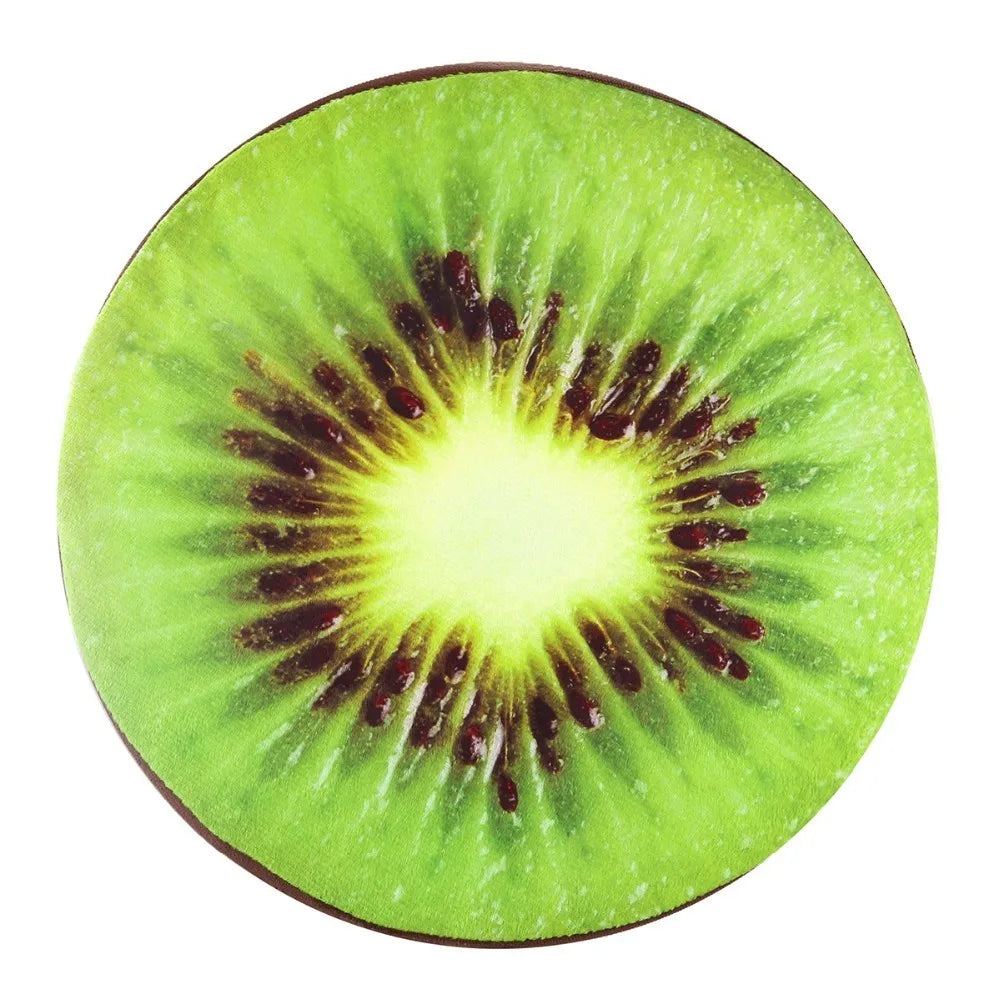 Cuscini in peluche a forma di frutta affettata, sei stili, 13" | 32 centimetri