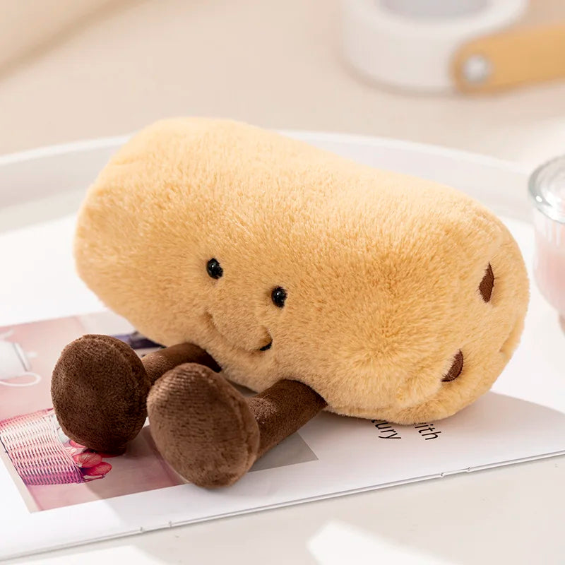 Breakfast Food Plush Doll Set – Kawaii Egg Toast & Bread Cartoon Toys