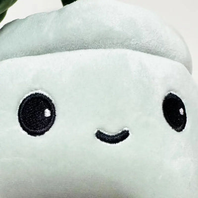 Monstera Leaf Potted Plush | Kawaii Swiss Cheese Plant Desk Toy
