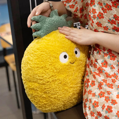 Peluche Fruit Flou avec Gant de Main Optionnel, 5 Fruits, 14-18" | 36-45 cm