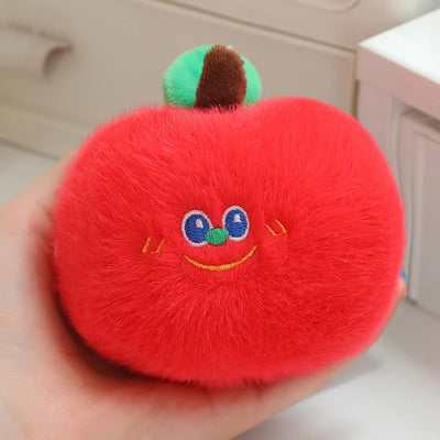 Simulation Fruits & Vegetables Plush Pendant Set | 18 Styles, 9 cm Each