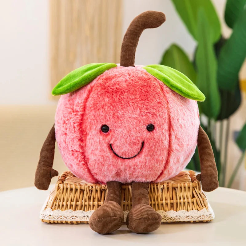 Jouet en peluche en forme de quartier de pastèque cartoon, 11-16" | 28-40 cm