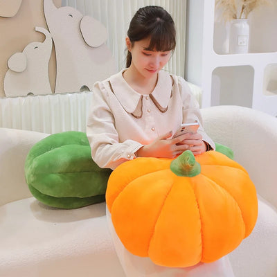 Kawaii Vegetable Plush Pillows – Corn, Carrot, Pumpkin & More, 8-35" | 20-90 cm