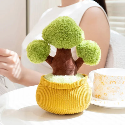 Kawaii Plush Potted Plants – Sunflower, Bamboo, Persimmon & More, 8" | 20 cm