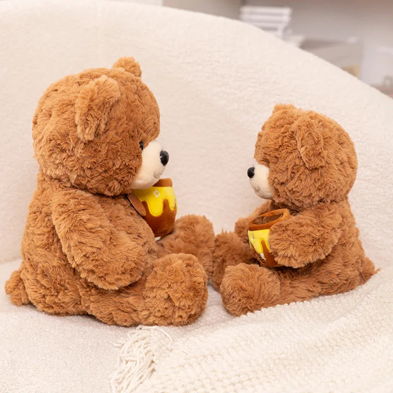 Honey Pot Teddy Bear Plush Toy, 9-12" | 22-30 cm