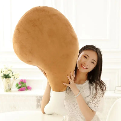 Peluche de Pierna de Pollo Cocida, 24" | 60 centímetros