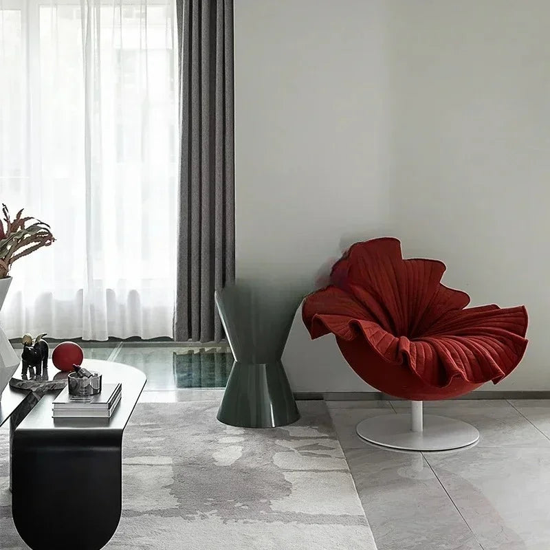 Flower Petal Leisure Chair – Botanical Accent Seating